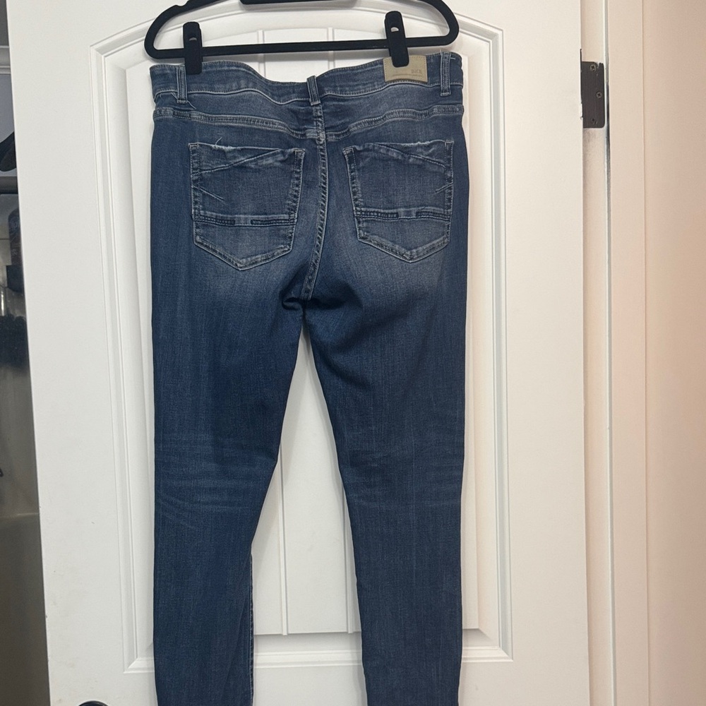BKE Women's Dark Blue Skinny Jeans